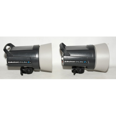 PAREJA FOCOS FOTOGRAFIA ELINCHROM D LITE 2 IT