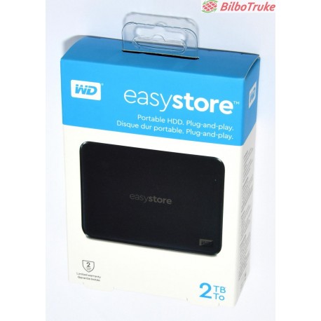 DISCO DURO PORTATIL WD EASYSTORE USB A 2 TERAS
