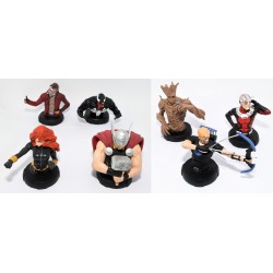 COLECCION 7 FIGURAS MARVEL ESCAYOLA