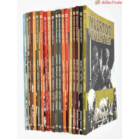 COLECCION COMICS LOS MUERTOS VIVIENTES INCOMPLETO