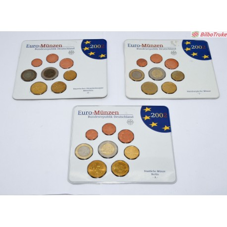 COLECCION CARTERAS EUROS ALEMANIA 2002 (CECAS D, J Y A)