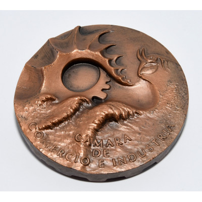 MEDALLA BURGOS 1987 CAMARA DE COMERCIO E INDUSTRIAL