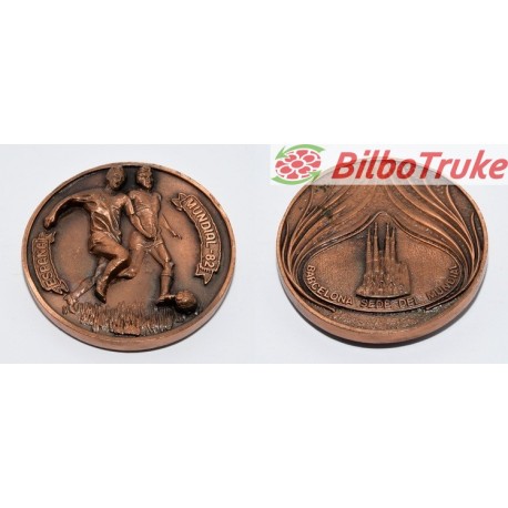 MEDALLA ESPAÑA 82 BARCELONA SEDE MUNDIAL