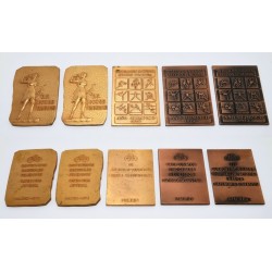 COLECCION MEDALLAS SECCION FEMENICA 1972-1973
