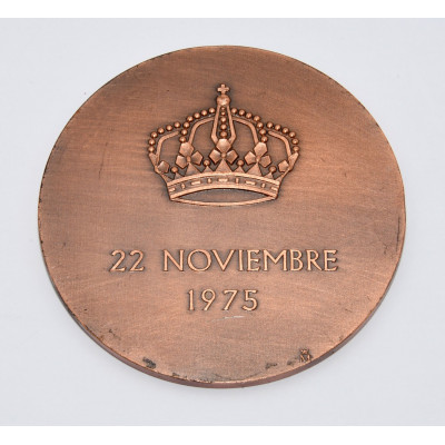 MEDALLA JUAN CARLOS Y SOFIA REYES DE ESPAÑA