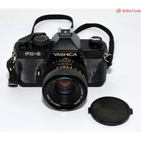CÁMARA VINTAGE REFLEX ANALÓGICA YASHICA FX-3 50MM 1.9