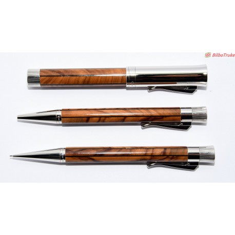 SET GRAF VON FABER CASTELL ELEMENTO ROLLER, BOLIGRAFO Y PORTAMINAS