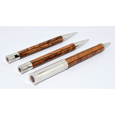 SET GRAF VON FABER CASTELL ELEMENTO ROLLER, BOLIGRAFO Y PORTAMINAS