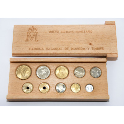 ESTUCHE PESETAS NUEVO SISTEMA MONETARIO 1990