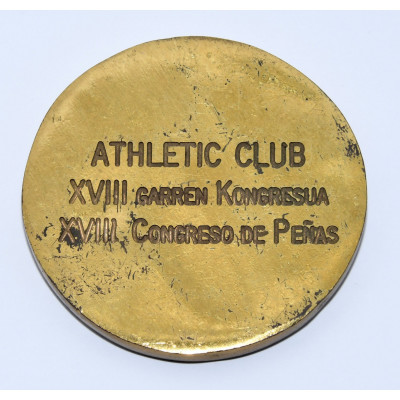 MEDALLA XVIII CONGRESO DE PEÑAS DEL ATHLETIC