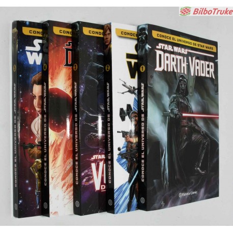 COMICS COLECCION CONOCE EL UNIVERSO DE STAR WARS