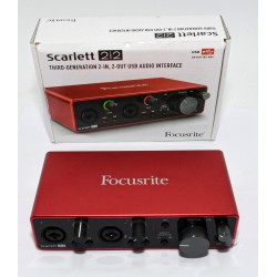INTERFAZ AUDIO FOCUSRITE SCARLETT 2I2