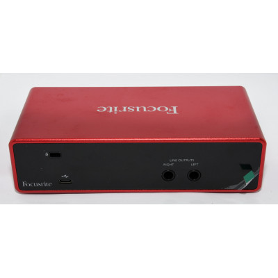 INTERFAZ AUDIO FOCUSRITE SCARLETT 2I2