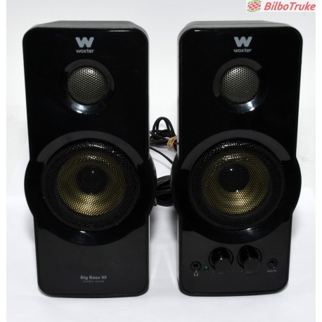 PAREJA ALTAVOCES PC WOXTER BIG BASS 95
