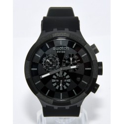 RELOJ SWATCH BIG BOLD CHRONO CHECKPOINT BLACK