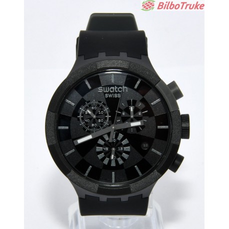 RELOJ SWATCH BIG BOLD CHRONO CHECKPOINT BLACK