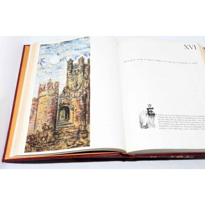 DON QUIJOTE DE LA MANCHA 2 TOMOS GRANDES ILUSTRADOS