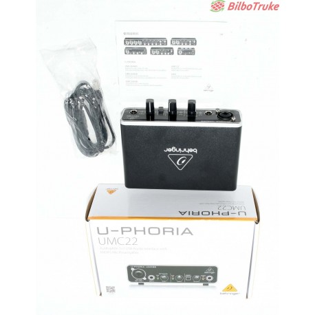 INTERFAZ AUDIO BEHRINGER U-PHORIA UMC22