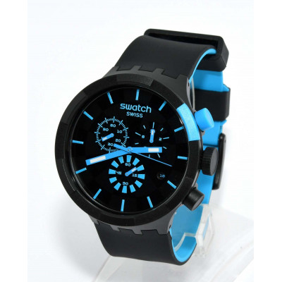 RELOJ SWATCH BIG BOLD CHRONO CHECKPOINT BLUE