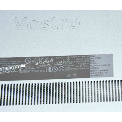 PORTATIL DELL VOSTRO 5581 P77F / INTEL i5 8265U 1.8GHz / 500GB SSD / 16GB RAM