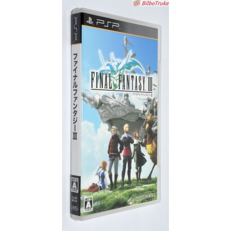 VIDEOJUEGO PSP FINAL FANTASY III EXCLUSIVO JAPON
