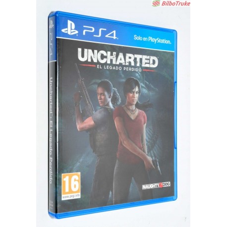 VIDEOJUEGO PS4 UNCHARTED EL LEGADO PERDIDO