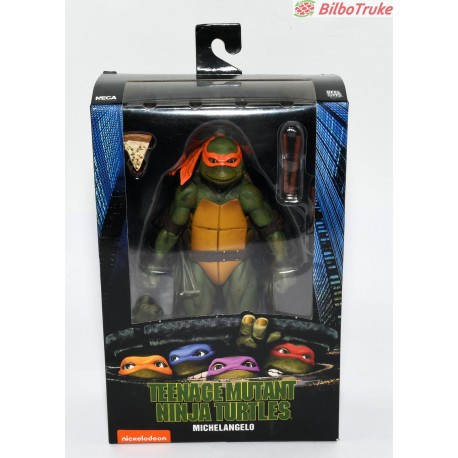 FIGURA NINJA TURTLES NECA 18CMS MICHELANGELO