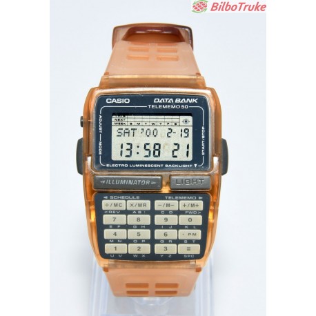 RELOJ CASIO DATABANK TELEMEMO 50 DBC-63