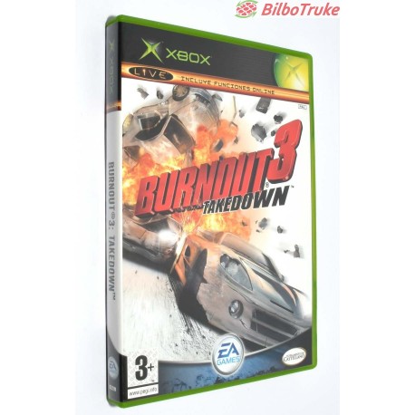 VIDEOJUEGO XBOX BURNOUT 3 TAKEDOWN