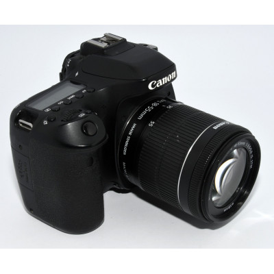 CAMÁRA REFLEX CANON EOS 80D + 18-55MM  F:3.5-5.6 IS STM