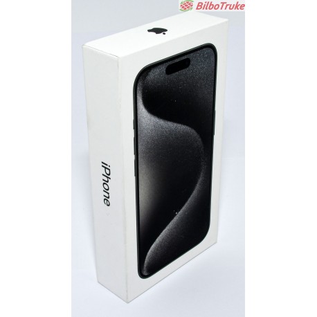 IPHONE 15 PRO 128GB BLACK TITANIUM PRECINTADO