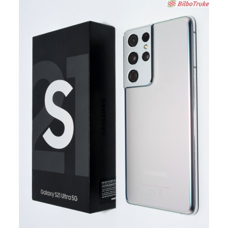 SAMSUNG GALAXY S21 ULTRA 5G 256GB PLATA