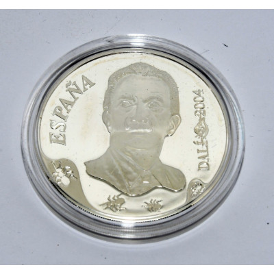 MONEDA DALI 10€ 2004 LEDA ATOMICA
