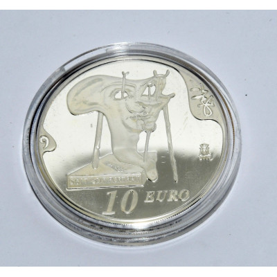 MONEDA DALI 10€ 2004 AUTORETRATO