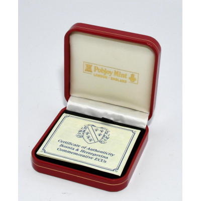 MONEDA 21 ECU 3 ECU 1993 BOSNIA HERZEGOVINA