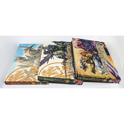 LIBRO MONSTER HUNTER ILLUSTRATIONS TOMOS I II Y III