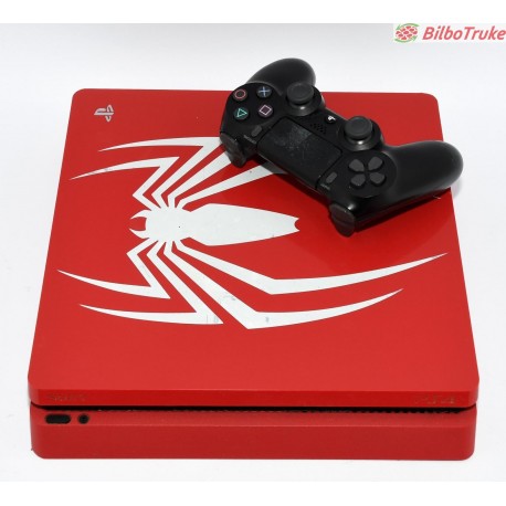 CONSOLA PS4 SLIM SPIDERMAN 1TB CON MANDO