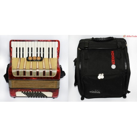 ACORDEON HOHNER STUDENT V 48 BASS + FUNDA