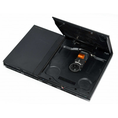 CONSOLA PS2 SLIM NEGRA CON MANDO