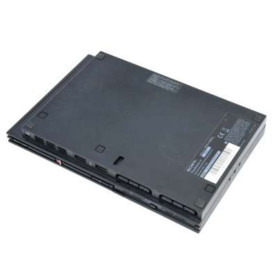 CONSOLA PS2 SLIM NEGRA CON MANDO