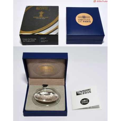 MONEDA 10€ FRANCIA 2015 RUGBY WORLD CUP