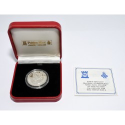 MONEDA BOSNIA 14 ECUS 1994 PLATA TEDDY BEAR
