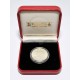 MONEDA GIBRALTAR 14 ECUS - 10 POUNDS 1992 PLATA