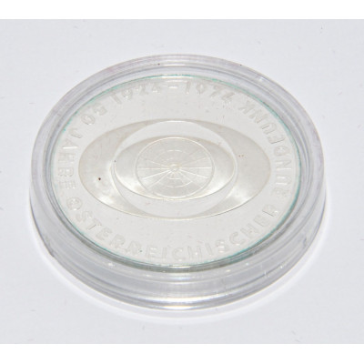 MONEDA 50 CHELINES AUSTRIA 1974 PLATA