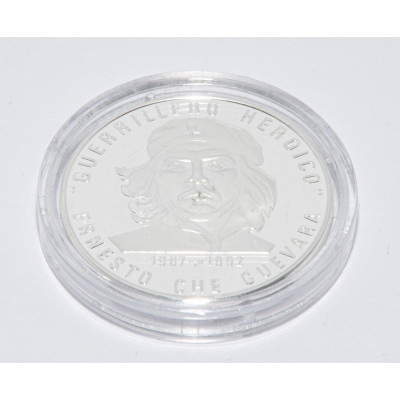 MONEDA CUBA 1992 CHE GUERAVA 10 PESOS PLATA
