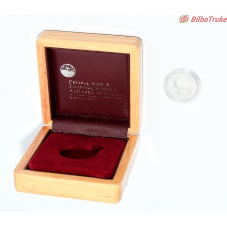 MONEDA 5 ECUS DE PLATA IRLANDA 1990