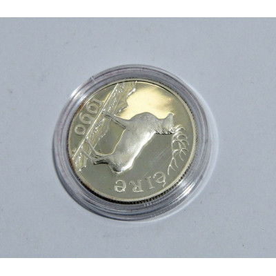 MONEDA 5 ECUS DE PLATA IRLANDA 1990