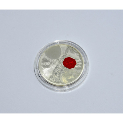 MONEDA 10 EUROS DE PLATA BACCARAT PARIS 2014