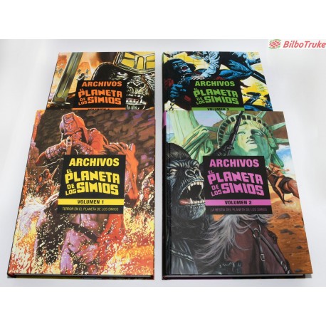 COLECCION EL PLANETA DE LOS SIMIOS 4 TOMOS