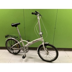 BICICLETA PLEGABLE BLANCA